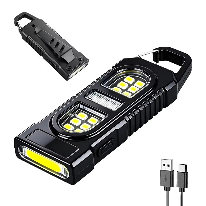 Keychain Flashlight - Lampa stołowa do biwakowania i wędrówek,