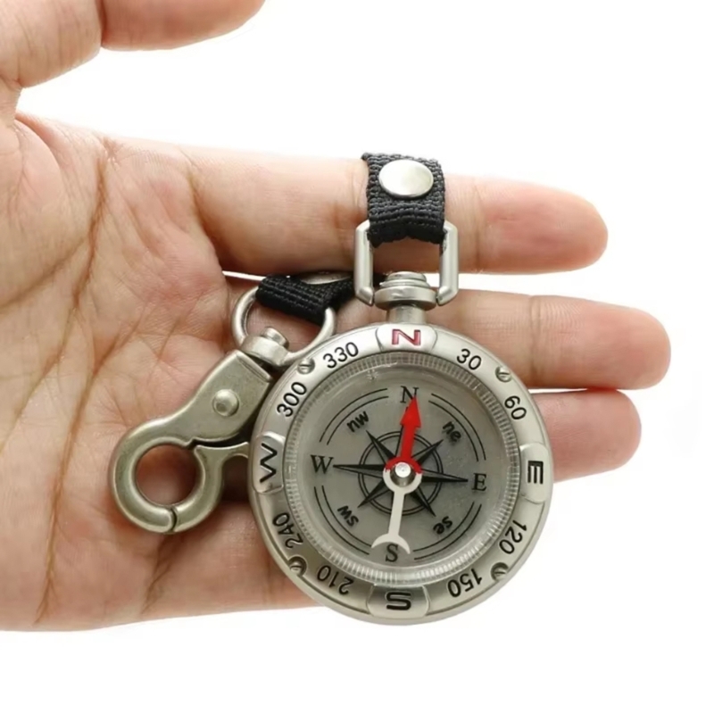 Compass Keychain Mini - Mini kompas z zawieszką na klucze,
