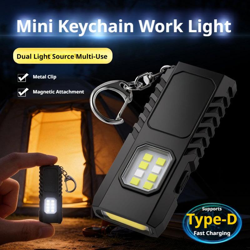 Keychain Flashlight - Mini latarka EDC na breloczku, ładowana