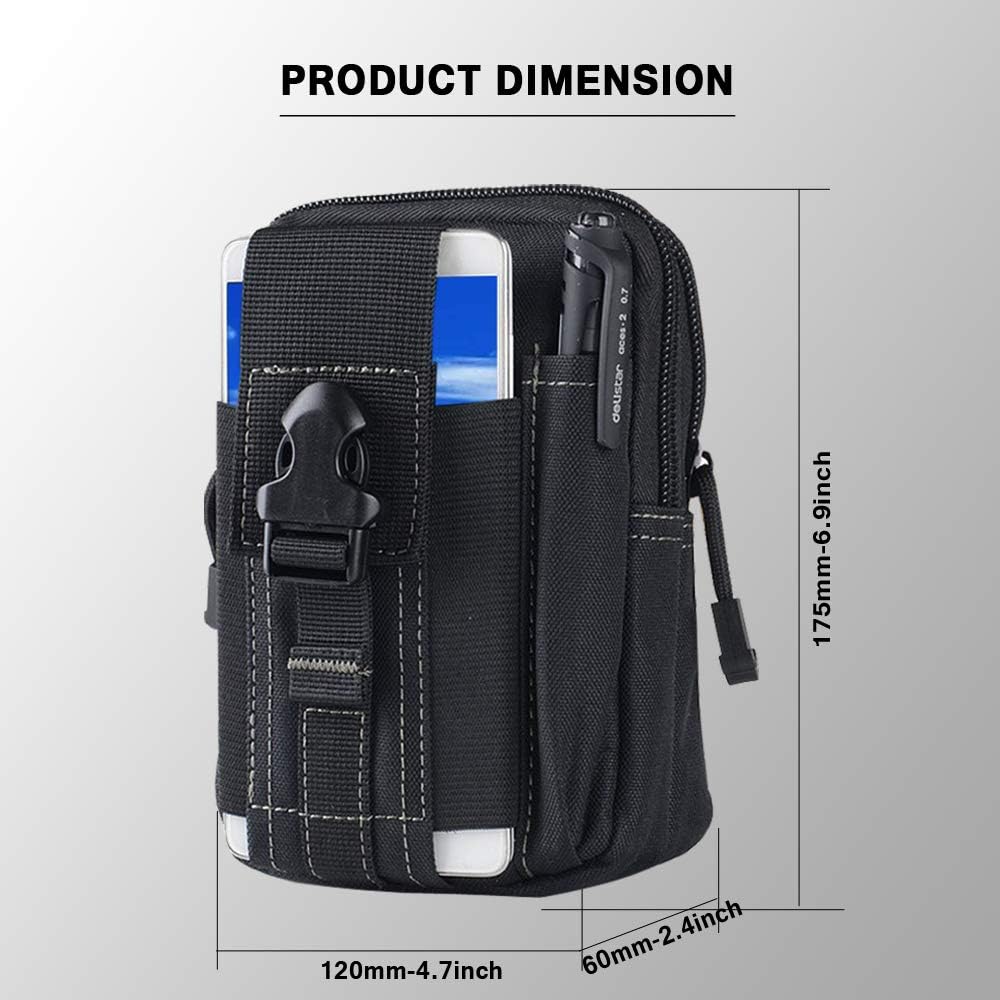 Taktyczna torba na pas Molle,  – Edc Carry Belt recenzja i cena