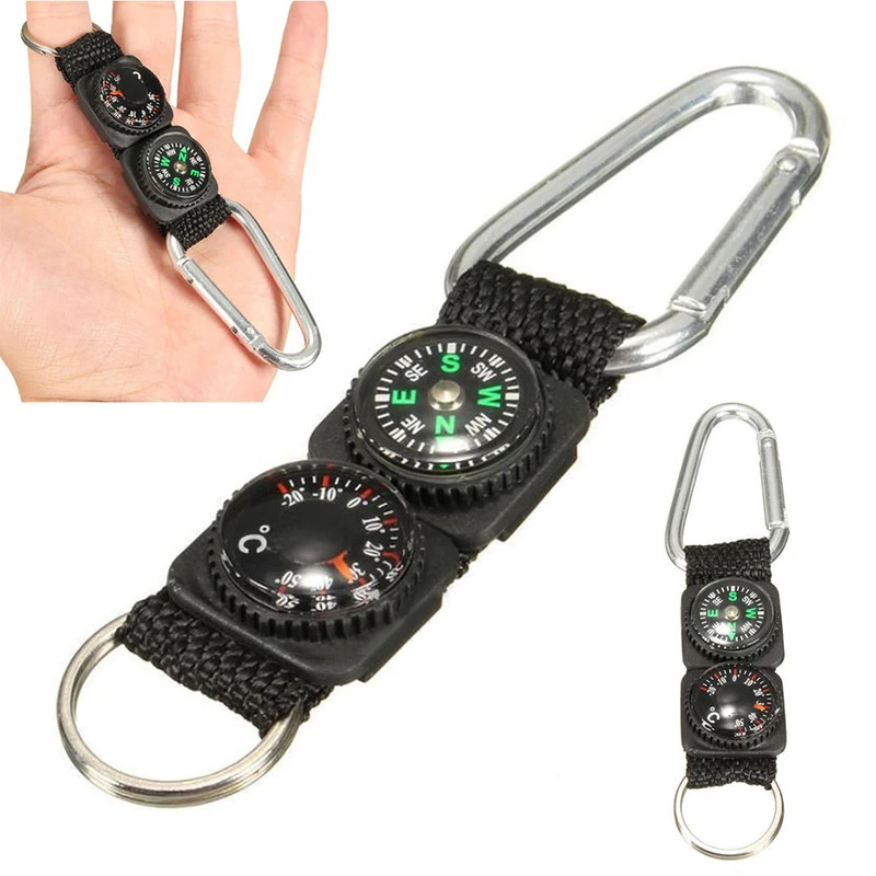 1 szt. Uniwersalny Wielofunkcy – Compass Keychain Mini recenzja i cena
