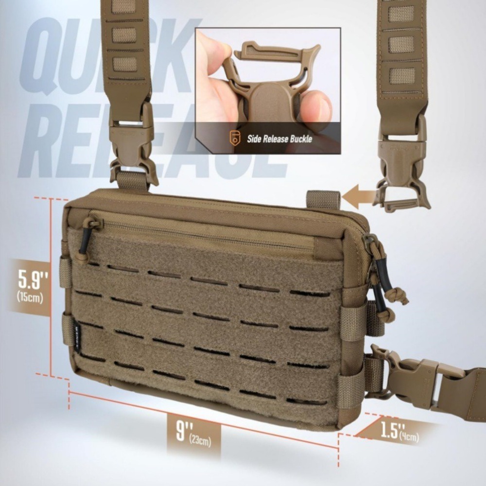 Modna męska torba na klatkę pi – Edc Carry Bag recenzja i cena