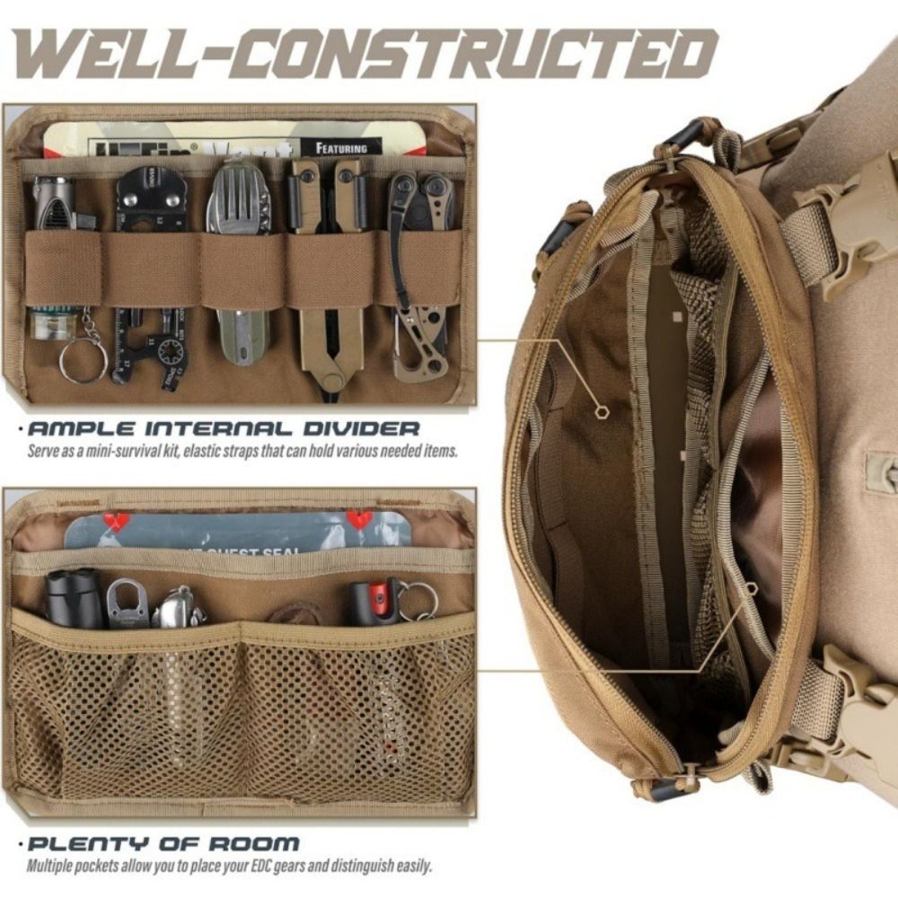 Modna męska torba na klatkę pi – Edc Carry Bag recenzja i cena