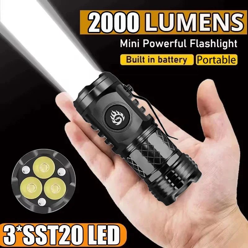 Mocna taktyczna latarka 3LED,  – Keychain Flashlight recenzja i cena