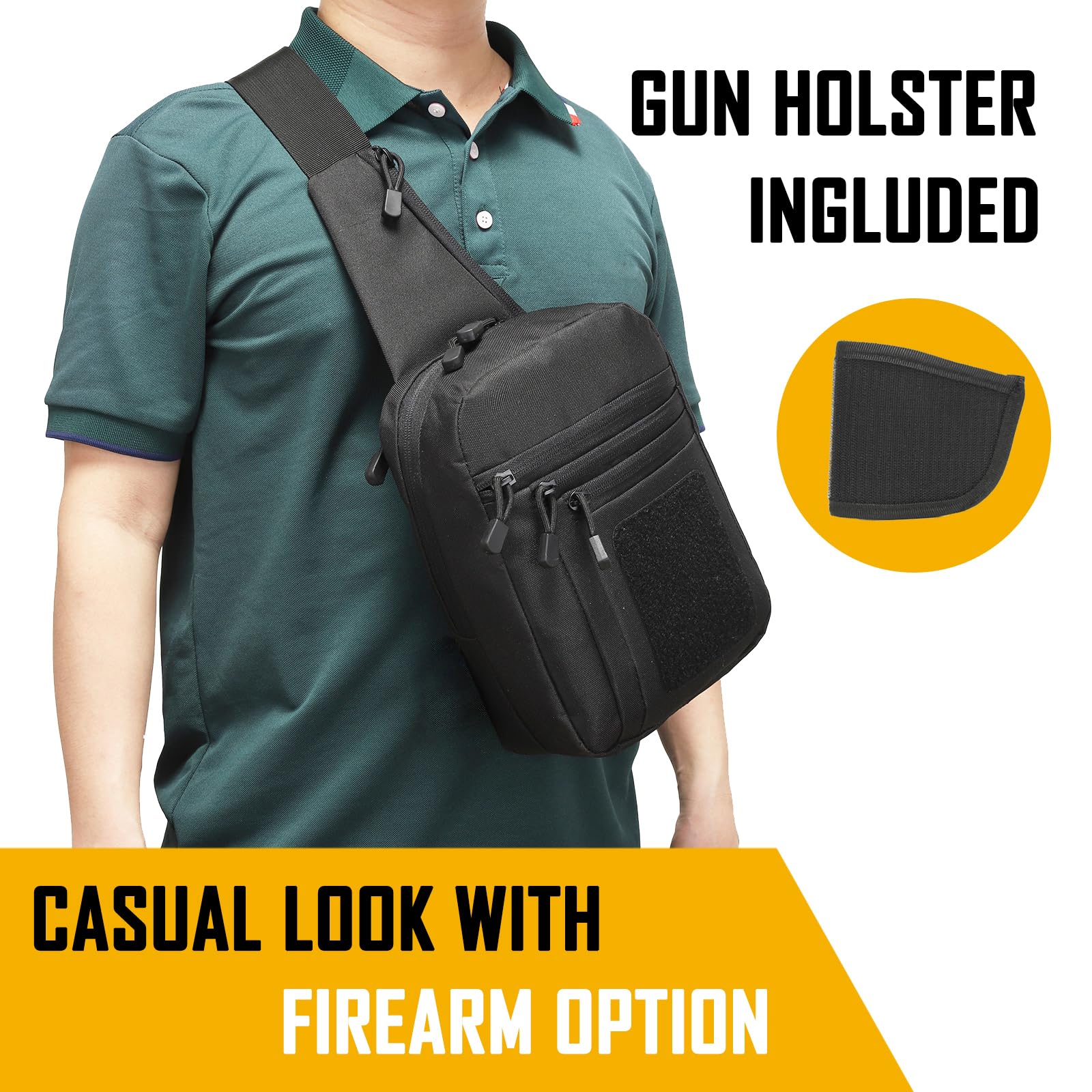 Torba na ramię do ukrytego nos – Edc Carry Holster recenzja i cena
