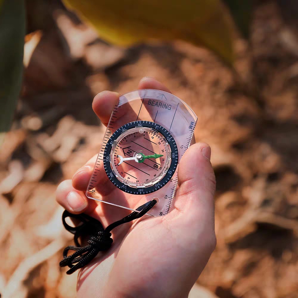 1 szt. nowy mini kompas akrylo – Compass Keychain Mini recenzja i cena