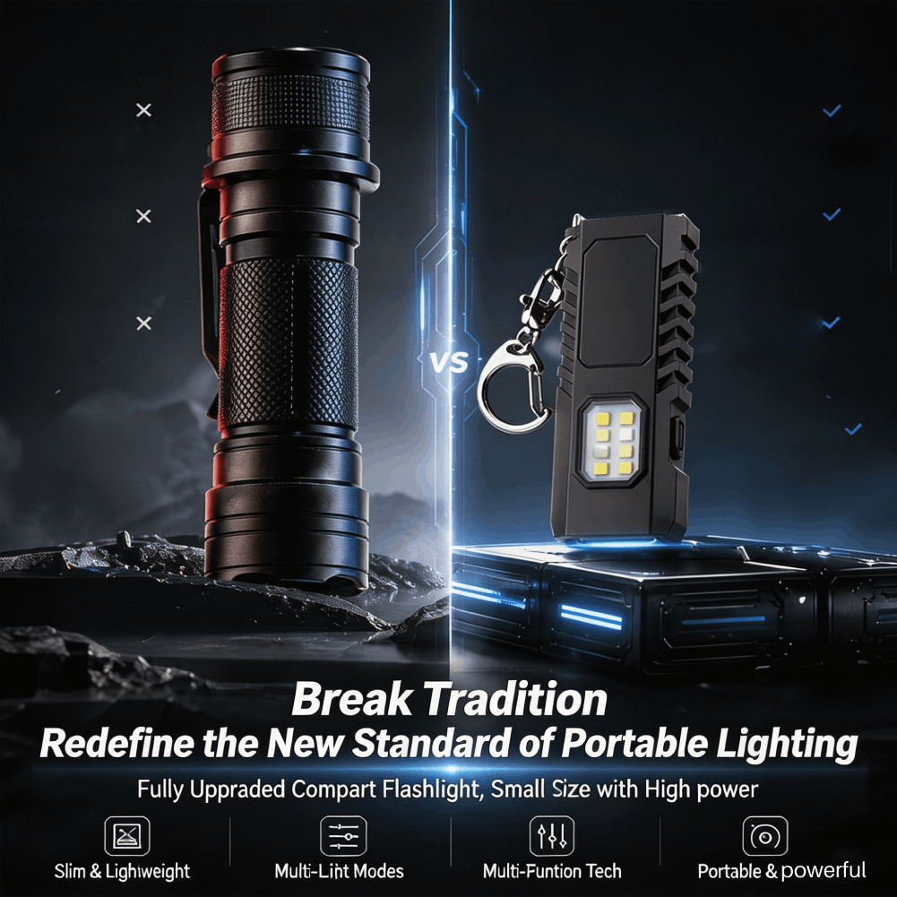Mini latarka EDC na breloczku, – Keychain Flashlight recenzja i cena